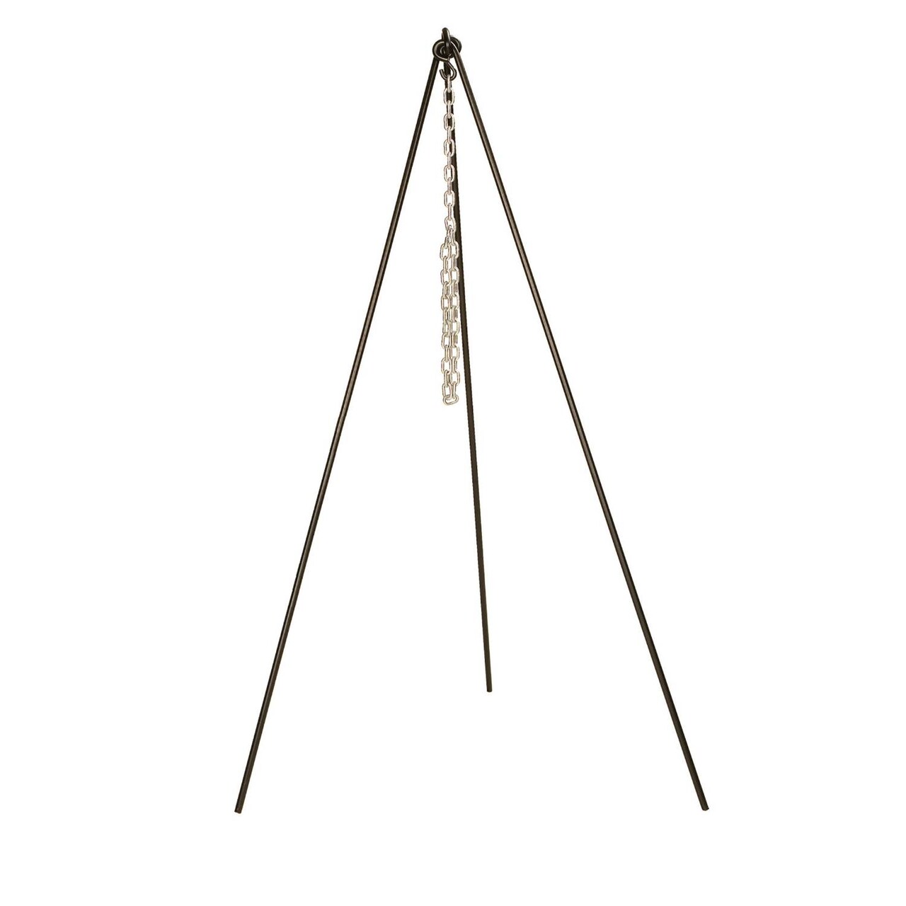 Lodge Tall Boy Tripod with Chain for Cast Iron Cooking Over an Open Fire